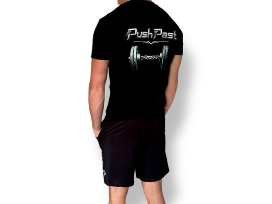 PushPast Black Set (T-Shirt + Shorts)