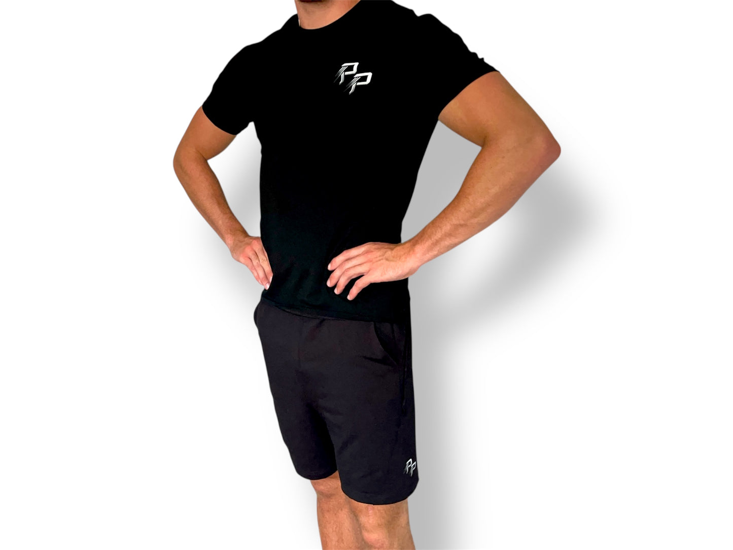 PushPast Black Set (T-Shirt + Shorts)