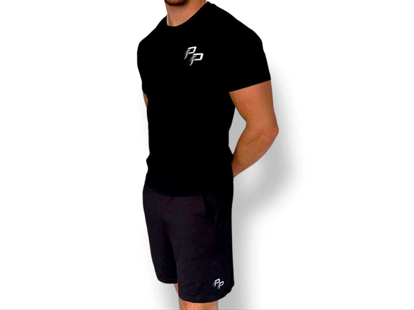 PushPast Black Set (T-Shirt + Shorts)