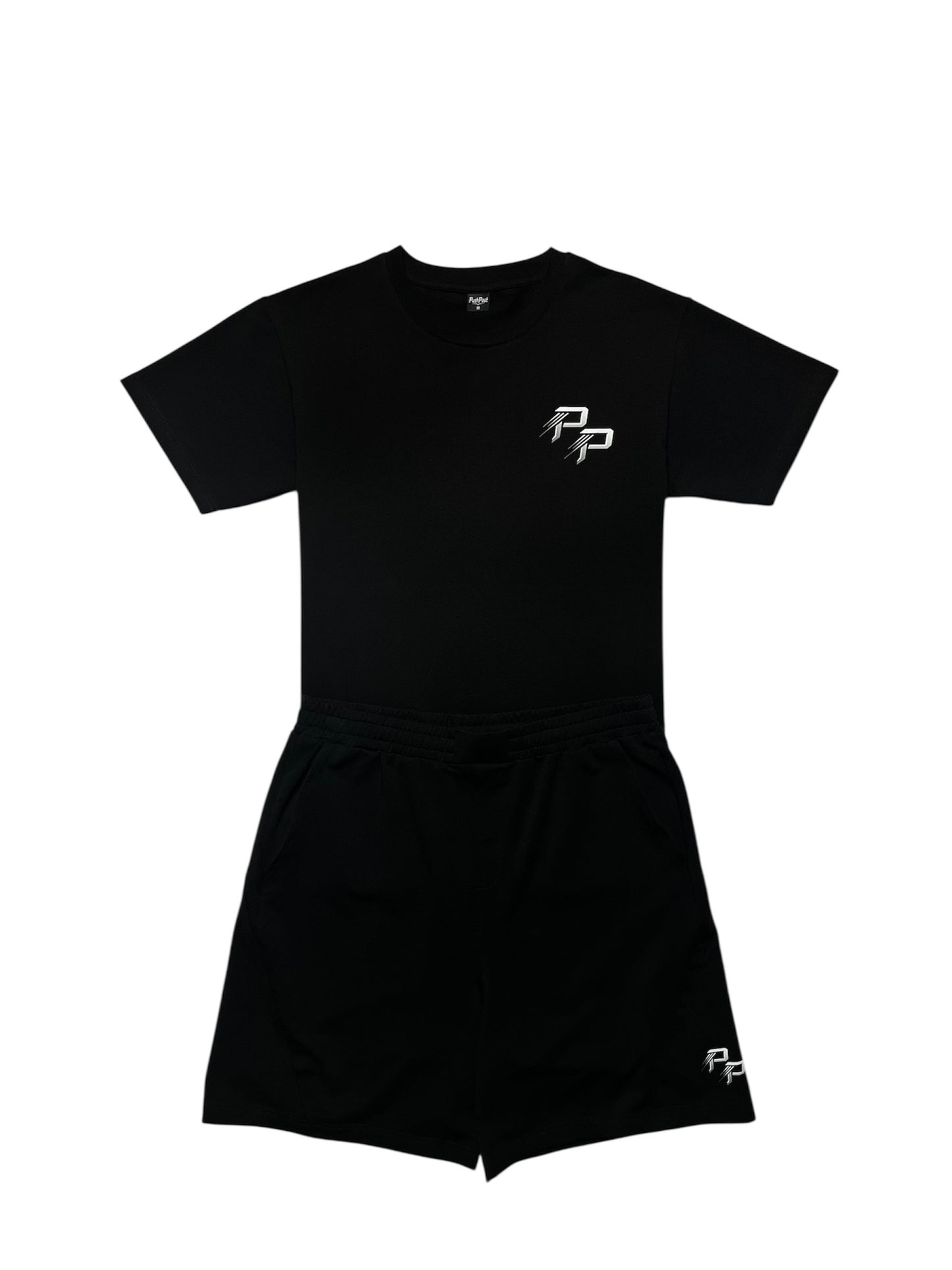 PushPast Black Set (T-Shirt + Shorts)
